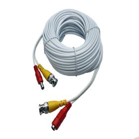 Video Power Cable SAT Cabvdcor10M 10Metros Blanco