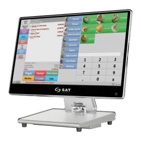 Equipos todo en uno POS SAT SM8556 I5-12TH 16S512 P15.6" TOUCH C