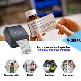 Impresora de Etiquetas Zebra ZD230