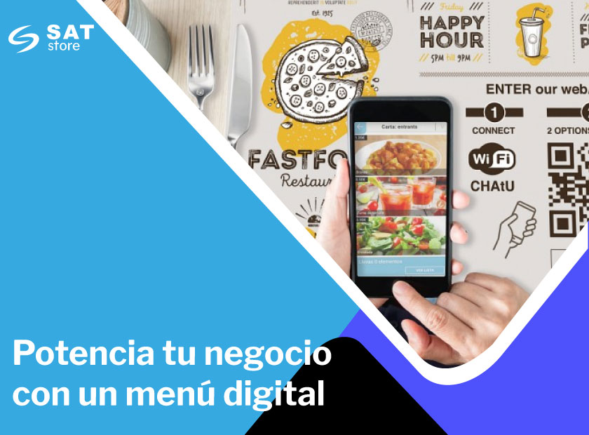 Promocion Menu Digital Potencia tu negocio con un menú digital | SAT Store