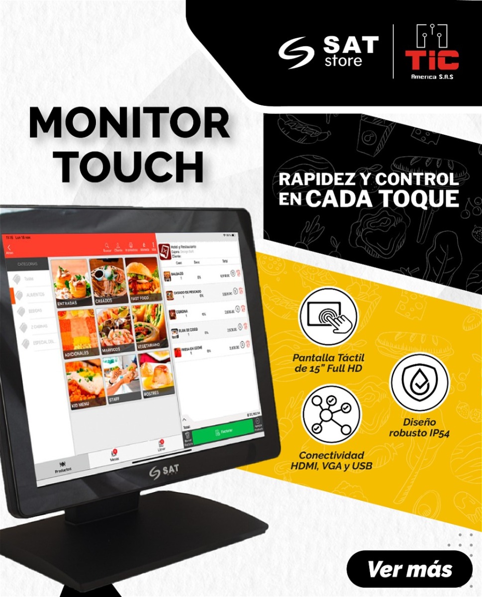 Monitor Touch SAT 1054FPH