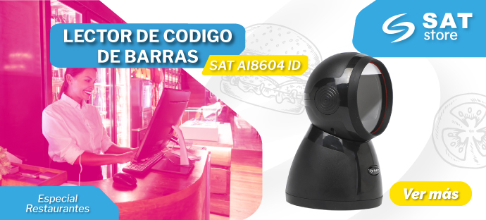 Lector de Codigo de Barras SAT AI8604 ID