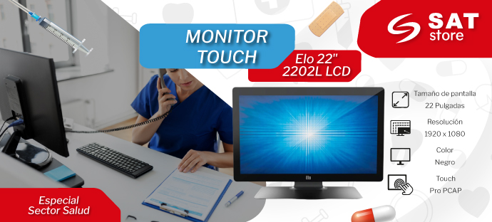 Monitor Touch ELO 2202L LCD