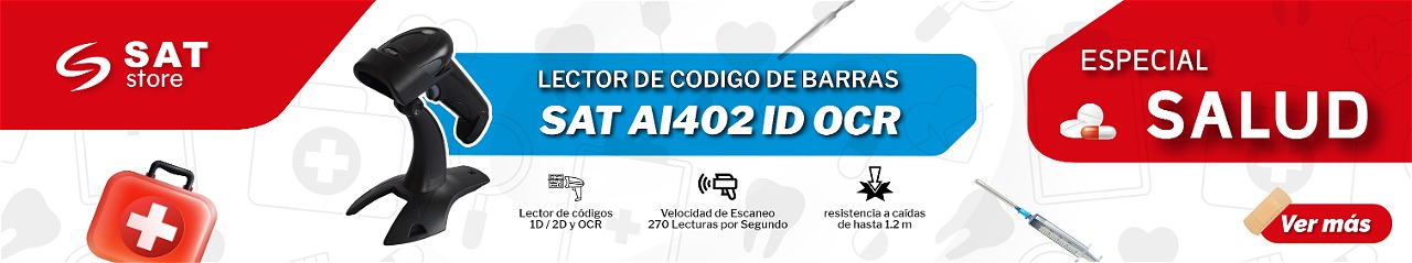 Lector de Código de Barras SAT AI402 ID OCR