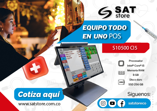 Equipo todo en uno POS SAT S10500 CI5