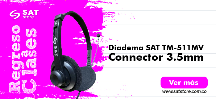 Diadema SAT TM-511MV Connector 3.5mm