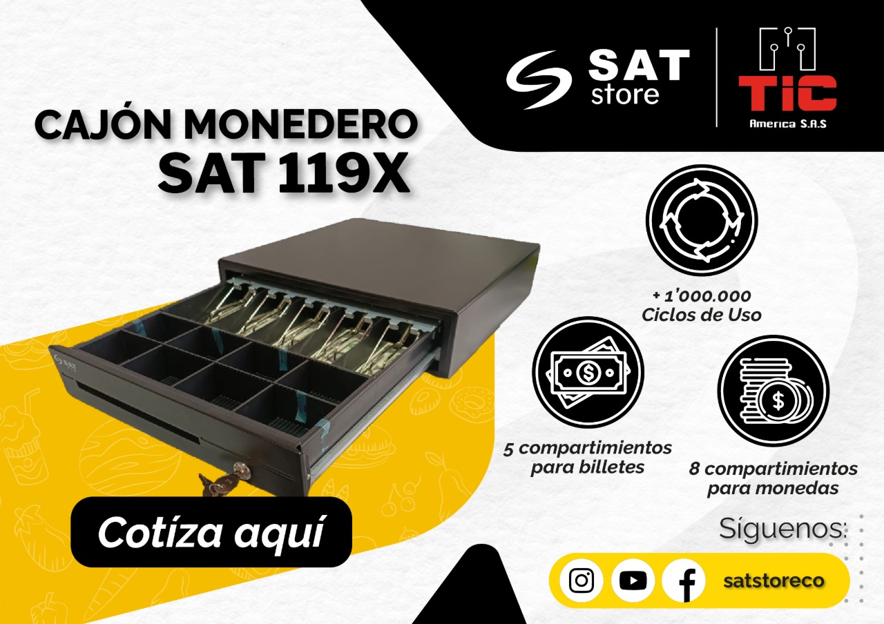 Cajón Monedero SAT 119X