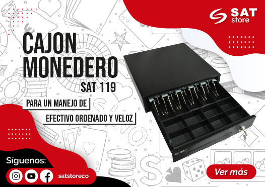 Cajones Monederos SAT 119